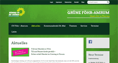 Desktop Screenshot of gruene-foehr-amrum.de