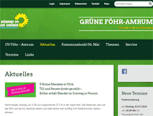 Tablet Screenshot of gruene-foehr-amrum.de